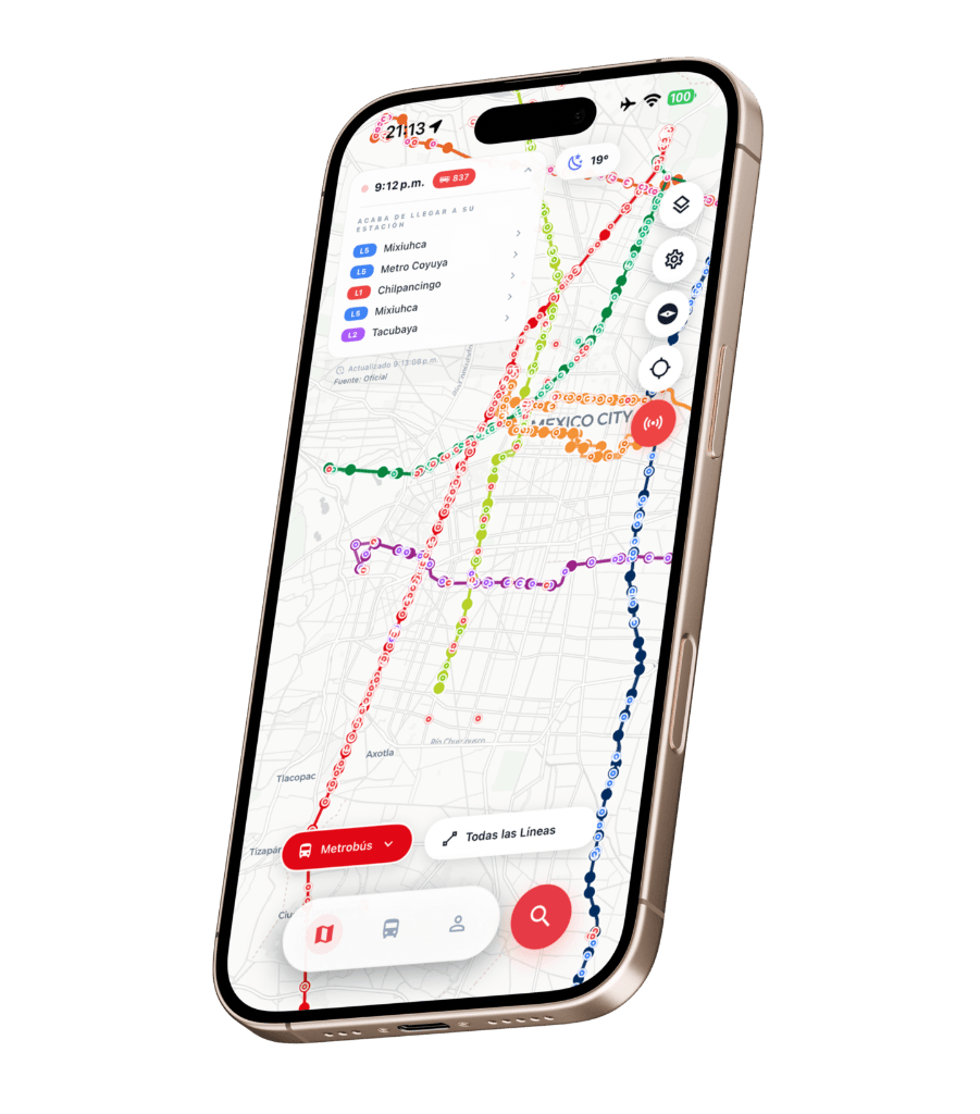Rumbo App on iPhone